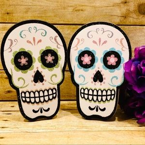 Sugar Skull Decorations Set of 2